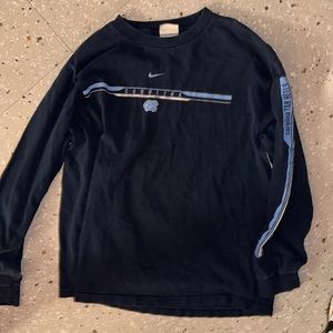 VINTAGE Nike UNC tar heels long sleeve Size L
